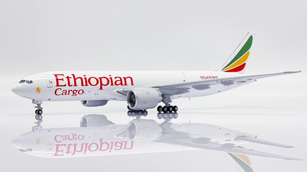 Ethiopian Airlines Cargo Boeing 777F Interactive ET-AWE JC Wings JC4ETH0085C XX40085C Scale 1:400