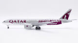 Qatar Airways Cargo Boeing 777F Interactive A7-BFG Moved By People JC Wings JC4QTR0114C XX40114C Scale 1:400