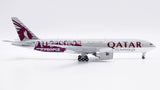 Qatar Airways Cargo Boeing 777F Interactive A7-BFG Moved By People JC Wings JC4QTR0114C XX40114C Scale 1:400