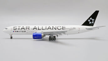 United Boeing 777-200ER Flaps Down N218UA Star Alliance JC Wings JC4UAL0080A XX40080A Scale 1:400