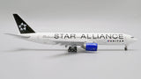 United Boeing 777-200ER Flaps Down N218UA Star Alliance JC Wings JC4UAL0080A XX40080A Scale 1:400