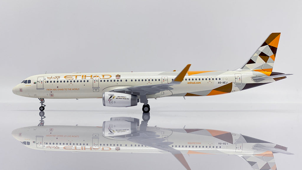 Etihad Airways Airbus A321 A6-AEJ JC Wings LH2ETD402 LH2402 Scale 1:200