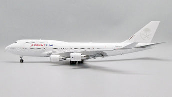 Orient Thai Airlines Boeing 747-400 Flaps Down HS-STC With FWDP Keychain JC Wings LH2OEA255A LH2255A Scale 1:200