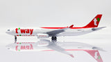 T'way Air Airbus A330-300 HL8500 JC Wings LH4285 Scale 1:400