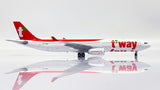 T'way Air Airbus A330-300 HL8500 JC Wings LH4285 Scale 1:400