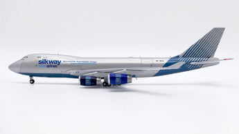 Silk Way West Airlines Boeing 747-400F Interactive 4K-BCH JC Wings LH4AZG316C LH4316C Scale 1:400