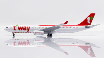 T'way Air Airbus A330-300 HL8501 JC Wings LH4TWB283 LH4283 Scale 1:400