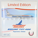 Piedmont Airlines Boeing 737-400 N409US Phoenix PH2PDM038 20038 Scale 1:200