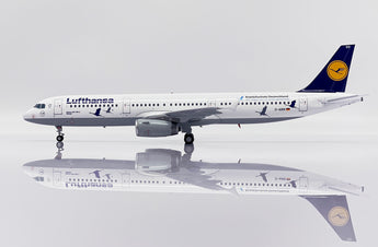 Lufthansa Airbus A321 D-AIRR Crane Protection Germany JC Wings SA2032 Scale 1:200