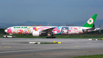 EVA Air Boeing 777-300ER Flaps Down B-16722 JC Wings SA2070A Scale 1:200