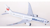 Japan Airlines Boeing 787-9 Flaps Down JA861J One World JC Wings SA4JAL006A SA4006A Scale 1:400