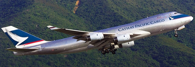 Cathay Pacific Cargo Boeing 747-400F Interactive B-HUO JC Wings SA4MISC030C SA4030C Scale 1:400