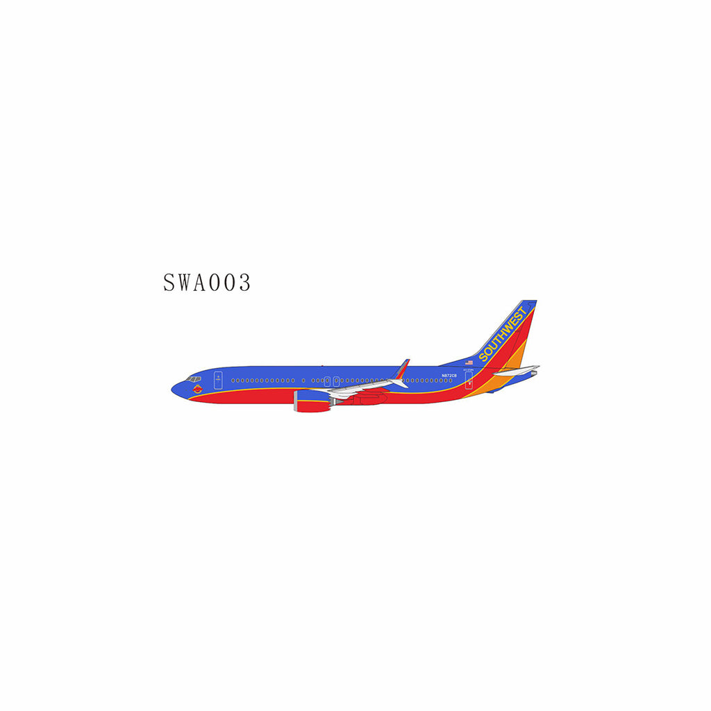 Southwest Boeing 737 MAX 8 N872CB NG Model (Lite) SWA003 Scale 1:400