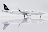 EVA Air Airbus A321 B-16206 Star Alliance JC Wings XX20204 Scale 1:200