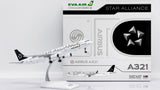 EVA Air Airbus A321 B-16206 Star Alliance JC Wings XX20204 Scale 1:200