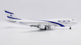 El Al Boeing 747-400 Flaps Down 4X-ELA With Aviationtag JC Wings XX20319A Scale 1:200