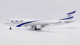 El Al Boeing 747-400 4X-ELA With Aviationtag JC Wings XX20319 Scale 1:200