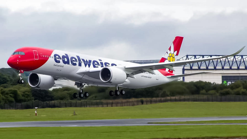 Edelweiss Air Airbus A350-900 Flaps Down HB-IHC JC Wings XX20569A Scale 1:200