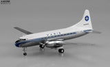 Varig Convair CV-440 PP-YRL JC Wings XX2540 Scale 1:200