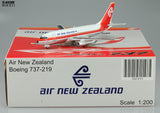 Air New Zealand Boeing 737-200 ZK-NAE JC Wings XX2893 Scale 1:200