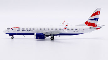 British Airways Boeing 737 MAX 8 ZS-ZCA JC Wings XX40209 Scale 1:400