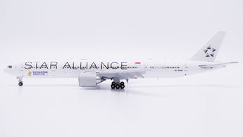 Singapore Airlines Boeing 777-300ER Flaps Down 9V-SWM Star Alliance JC Wings XX40802A Scale 1:400
