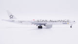 Singapore Airlines Boeing 777-300ER Flaps Down 9V-SWM Star Alliance JC Wings XX40802A Scale 1:400