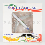 South African Airways Airbus A340-300 ZS-SXD Olympic JC Wings XX4323 Scale 1:400