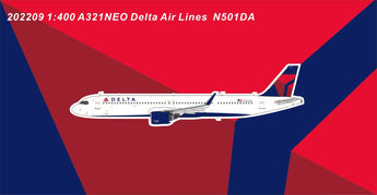 Delta Airbus A321neo N501DA Panda Models 202209 Scale 1:400