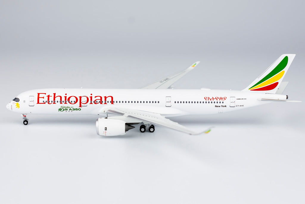 Ethiopian Airlines Airbus A350-900 ET-AVE Celebrating Our 10th A350 NG Model 39041 Scale 1:400