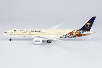 Saudia Boeing 787-9 HZ-AR13 Year Of Arabic Calligraphy 2021 NG Model 55078 Scale 1:400