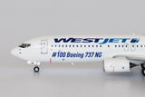 WestJet Boeing 737-800 C-GAWS #100 Boeing 737NG NG Model 58087 Scale 1:400