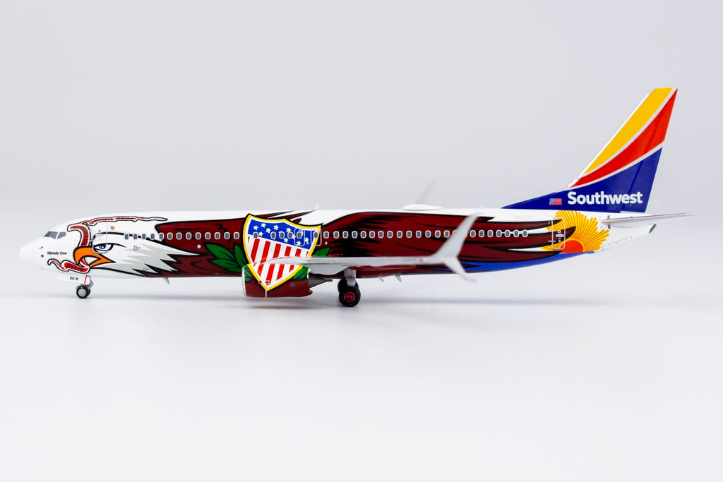 Southwest Boeing 737-800 N8619F Illinois One NG Model 58161 Scale 1:400