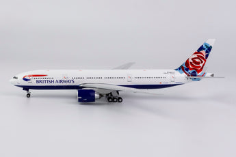 British Airways Boeing 777-200ER G-VIIS England Rose NG Model 72009 Scale 1:400
