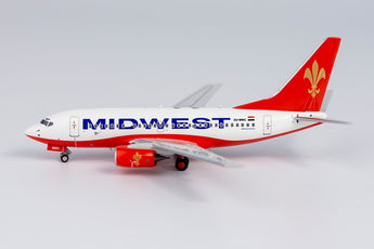 Midwest Airlines Boeing 737-600 SU-MWC (Flyglobespan Hybrid Livery) NG Model 76003 Scale 1:400