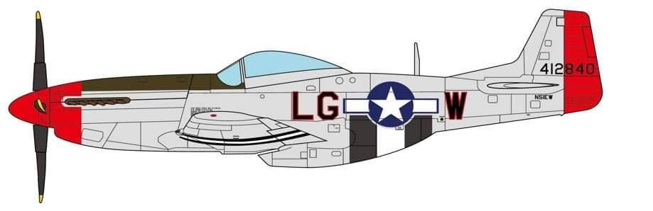 Top Gun P-51D Mustang (2022) JC Wings ATC72008 Scale 1:72