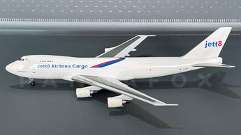 Jett8 Airlines Boeing 747-200F 9V-JEB Aviation AV4742009 Scale 1:400