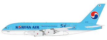 Korean Air Airbus A380 HL7612 50th Anniversary JC Wings BBOX2542 Scale 1:200