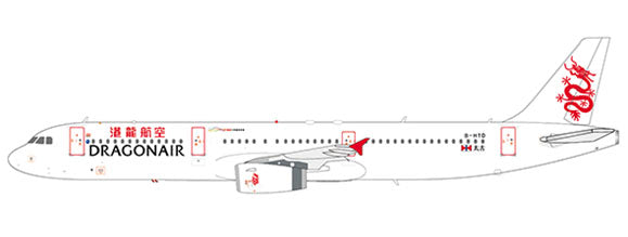 Dragonair Airbus A321 B-HTD JC Wings EW2321001 Scale 1:200