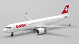 Swiss Airbus A321LR HB-JPA JC Wings EW421N007 Scale 1:400