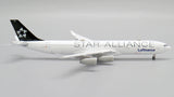 Lufthansa Airbus A340-300 D-AIGN Star Alliance JC Wings EW4343001 Scale 1:400