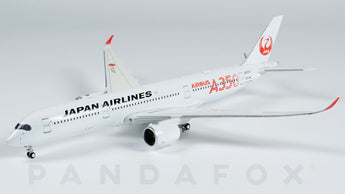 Japan Airlines Airbus A350-900 JA01XJ Red Titles JC Wings EW4359001 Scale 1:400