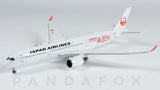Japan Airlines Airbus A350-900 JA01XJ Red Titles JC Wings EW4359001 Scale 1:400