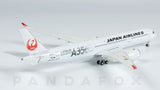 Japan Airlines Airbus A350-900 JA02XJ Silver Titles JC Wings EW4359002 Scale 1:400