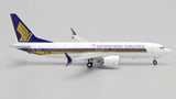 Singapore Airlines Boeing 737 MAX 8 9V-MBN JC Wings EW438M003 Scale 1:400