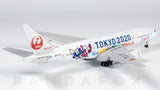 Japan Airlines Boeing 777-200ER Flaps Down JA773J Tokyo 2020 JC Wings EW4772012A Scale 1:400