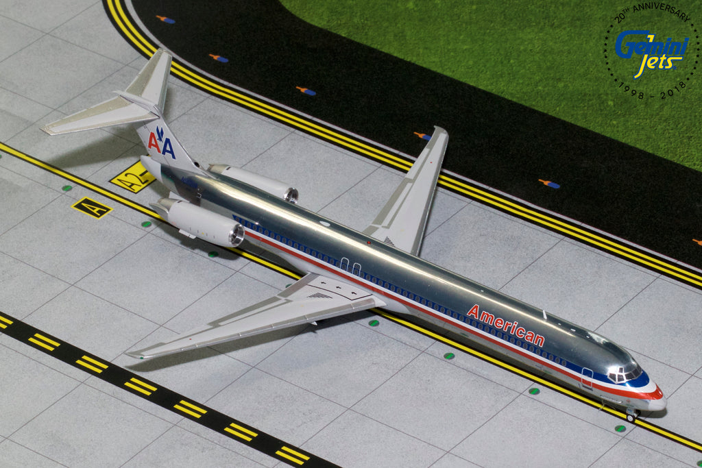 American Airlines MD-83 N9621A GeminiJets G2AAL760 Scale 1:200