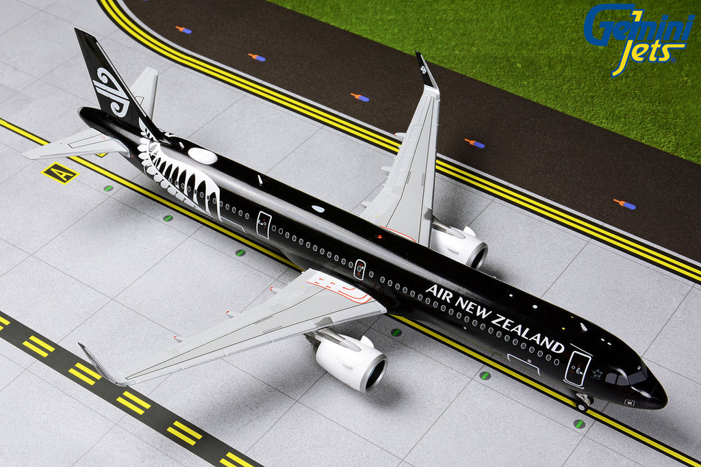 Air New Zealand Airbus A321neo ZK-NNA All Blacks GeminiJets G2ANZ801 Scale 1:200