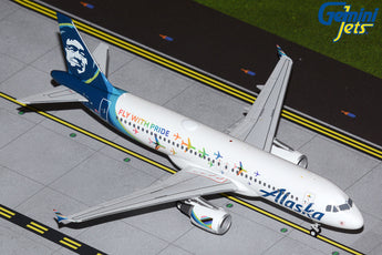 Alaska Airlines Airbus A320 N854VA Pride GeminiJets G2ASA1047 Scale 1:200