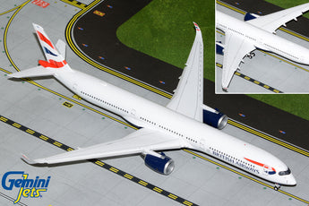 British Airways Airbus A350-1000 Flaps Down G-XWBB GeminiJets G2BAW1124F Scale 1:200